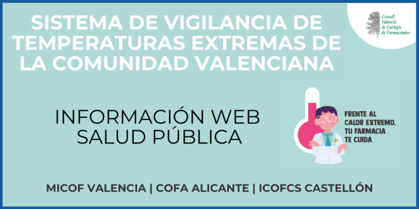 SISTEMA DE VIGILANCIA DE TEMPERATURAS EXTREMAS DE LA COMUNIDAD VALENCIANA. ENLACE WEB GVA